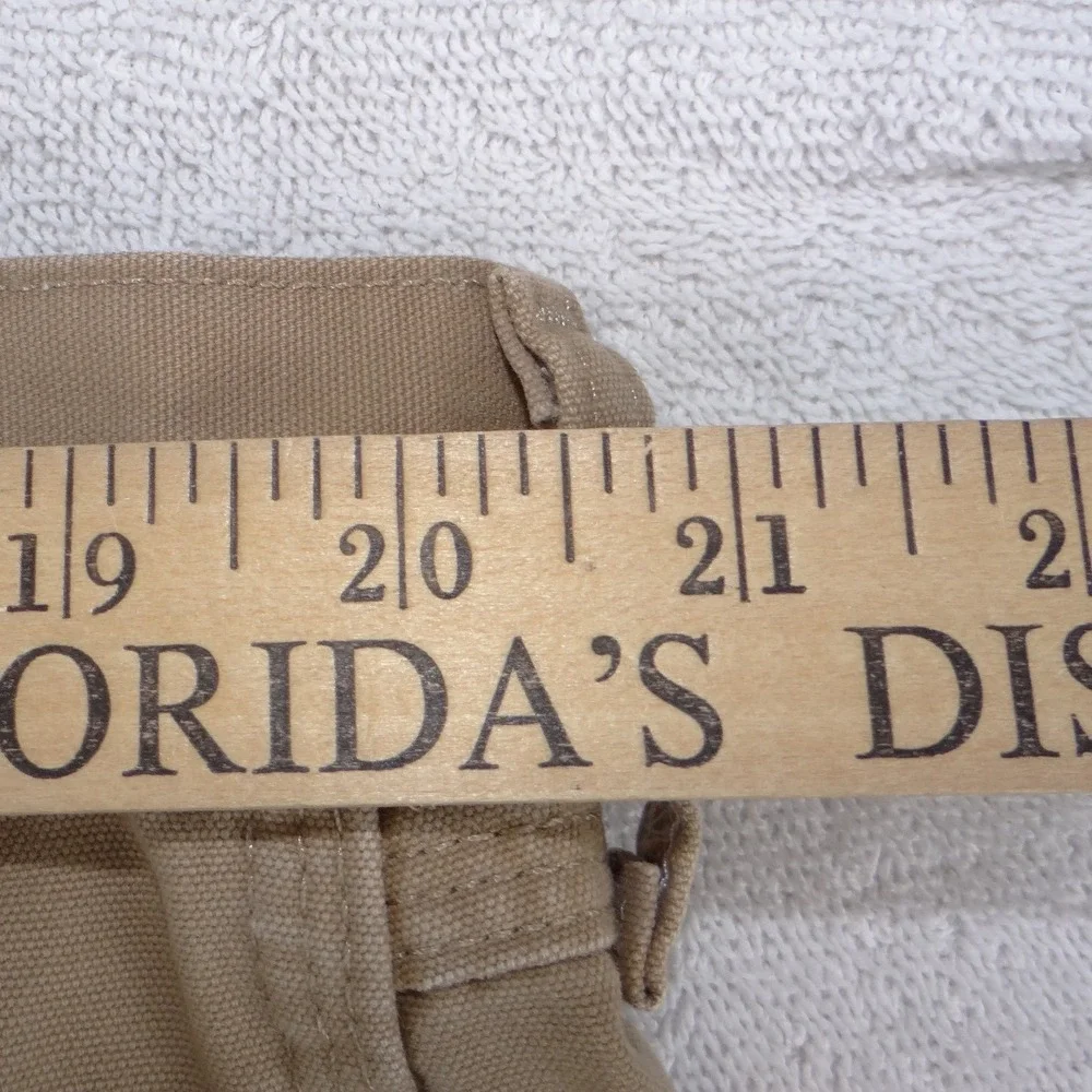 Wrangler Mens‎ Carpenter Pants 40x29 Tan Duck Canvas Workwear Utility